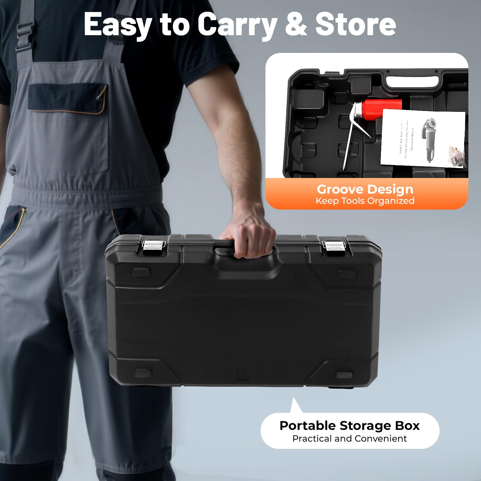 Electric Pipe Threader Kit