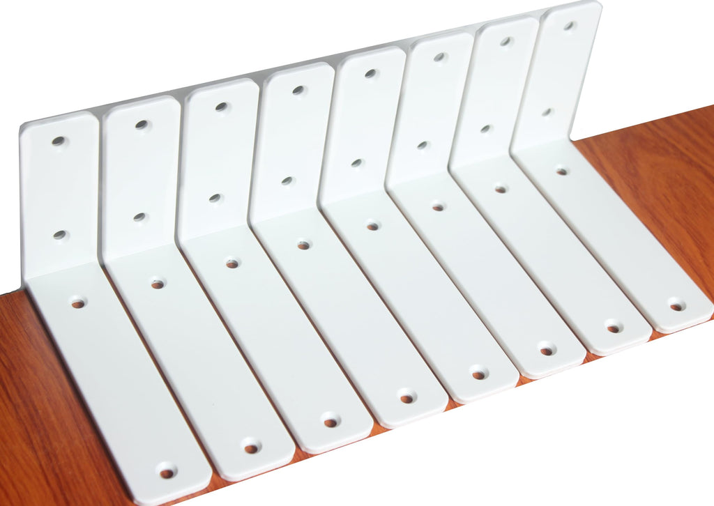 L-Shaped Steel Shelf Brackets