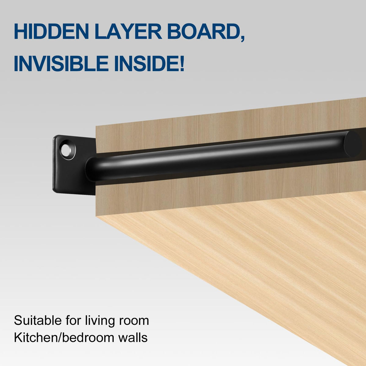 Concealed Steel Shelf Brackets