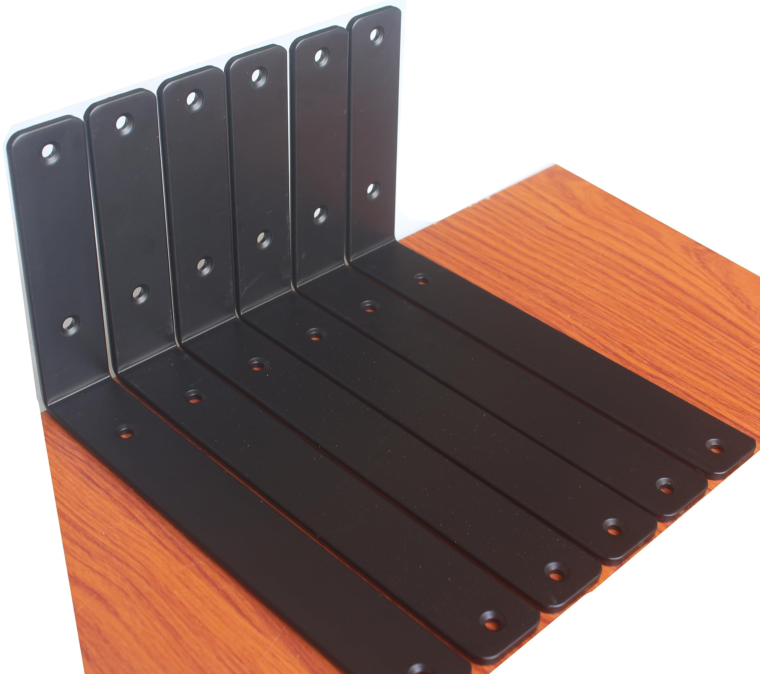 L-Shaped Steel Shelf Brackets