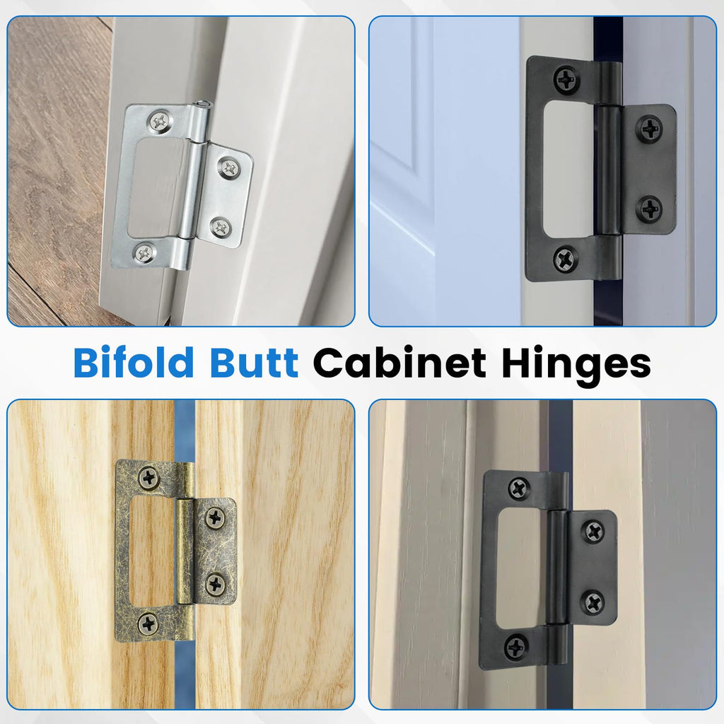 Non-Mortise Cabinet Hinges, 4-Pack