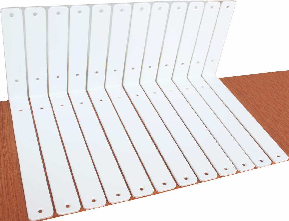 L-Shaped Steel Shelf Brackets