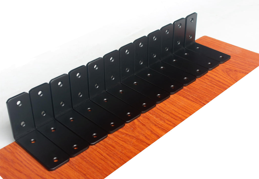 L-Shaped Steel Shelf Brackets