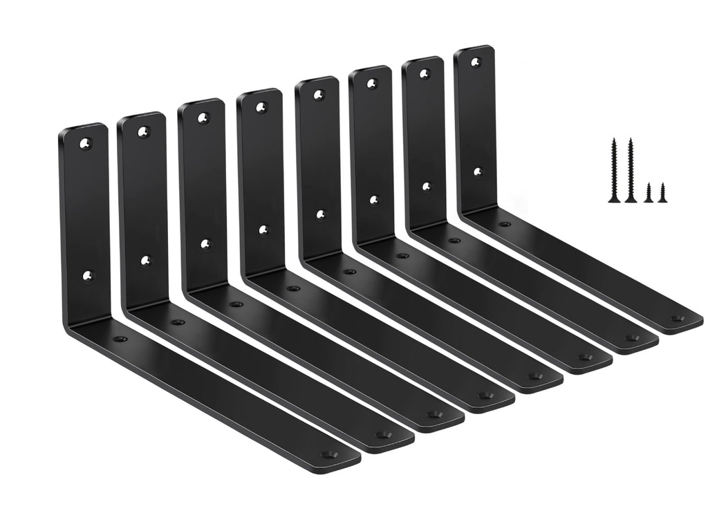 L-Shaped Steel Shelf Brackets