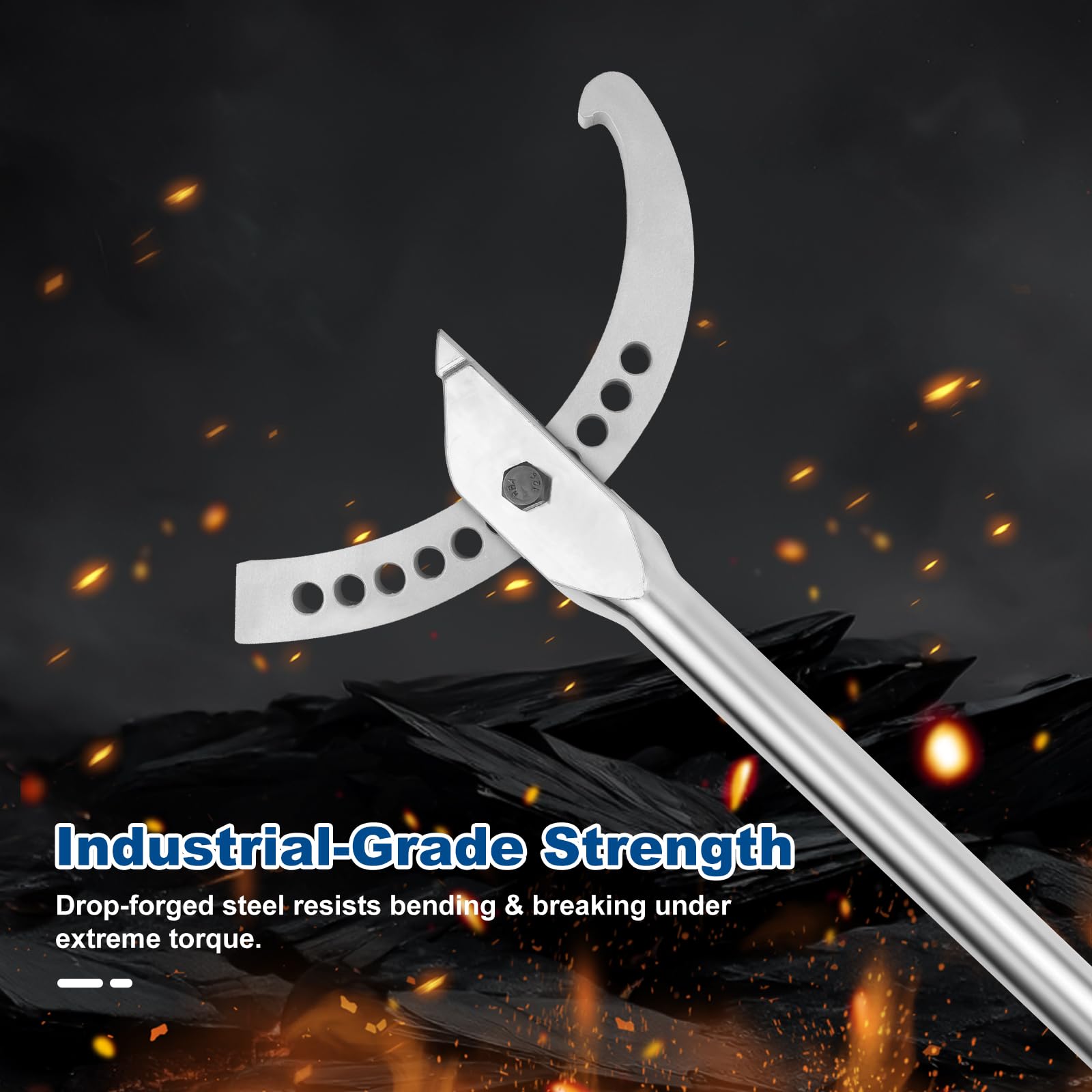 Large Adjustable Hook Spanner
