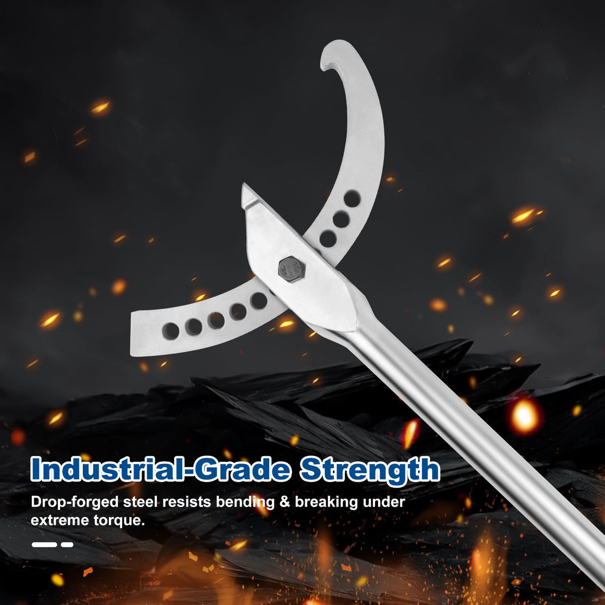 Large Adjustable Hook Spanner