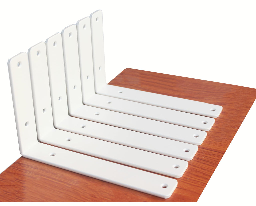 L-Shaped Steel Shelf Brackets