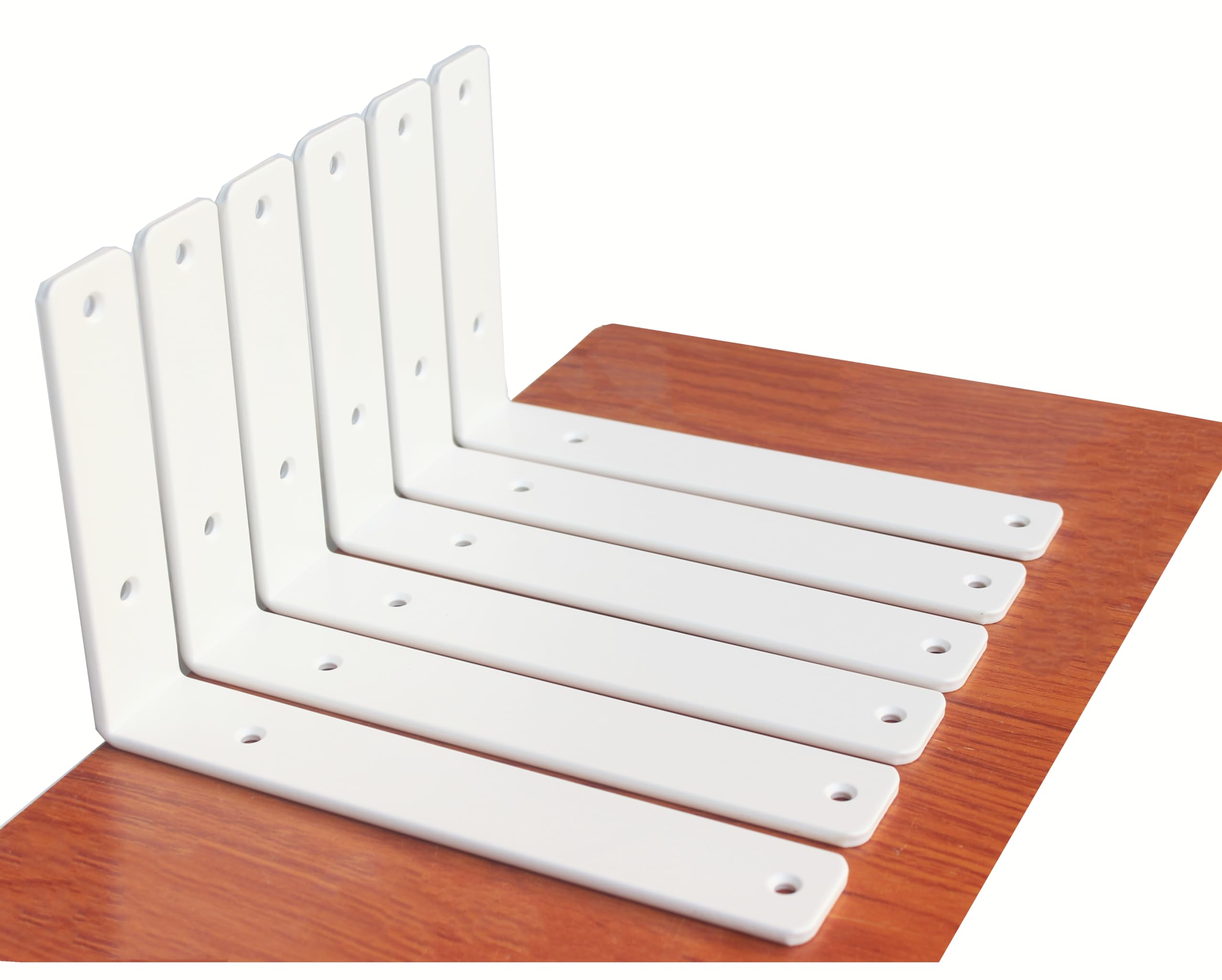 L-Shaped Steel Shelf Brackets