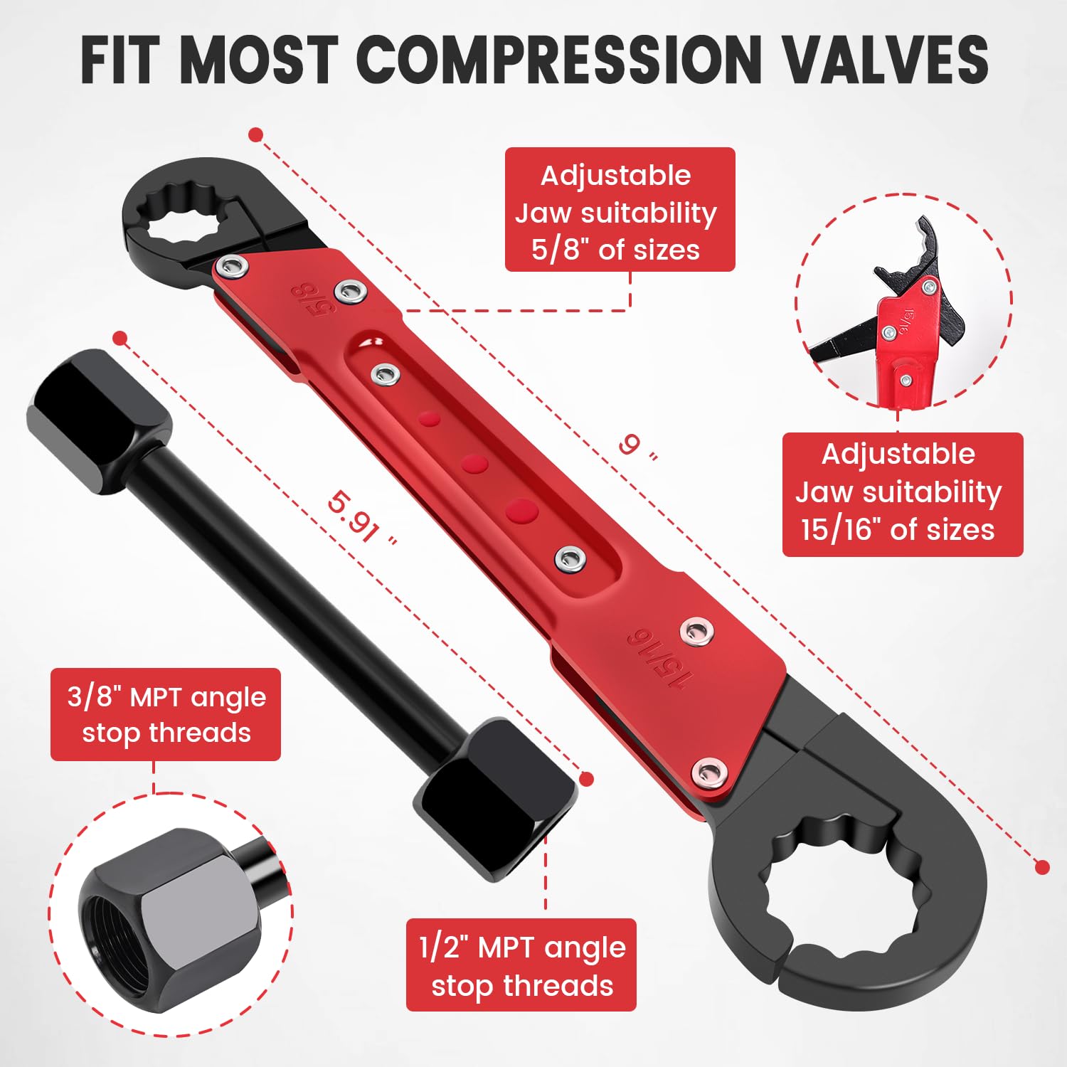 Angle Stop Wrench and Sleeve Puller