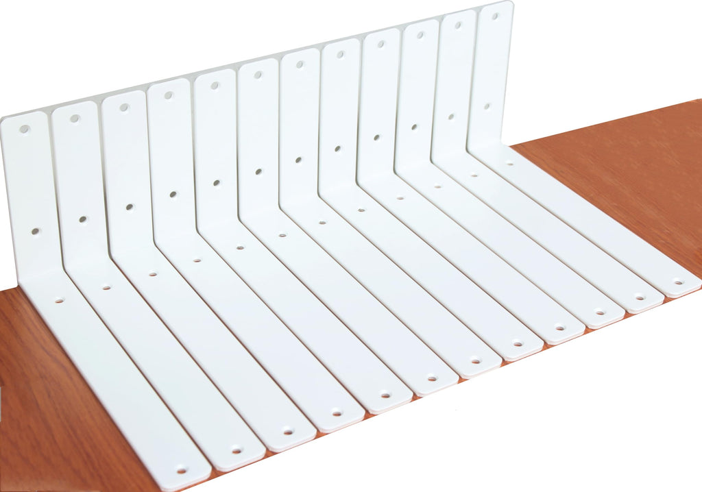 L-Shaped Steel Shelf Brackets