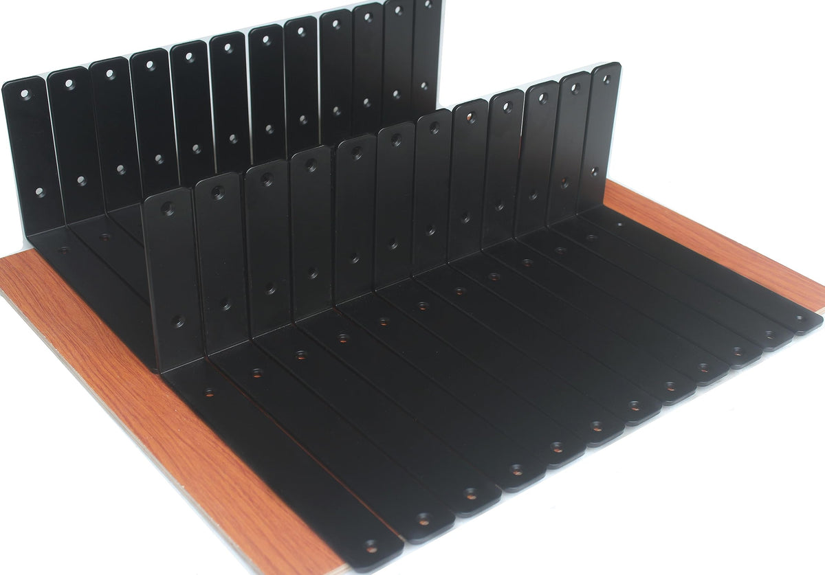 L-Shaped Steel Shelf Brackets