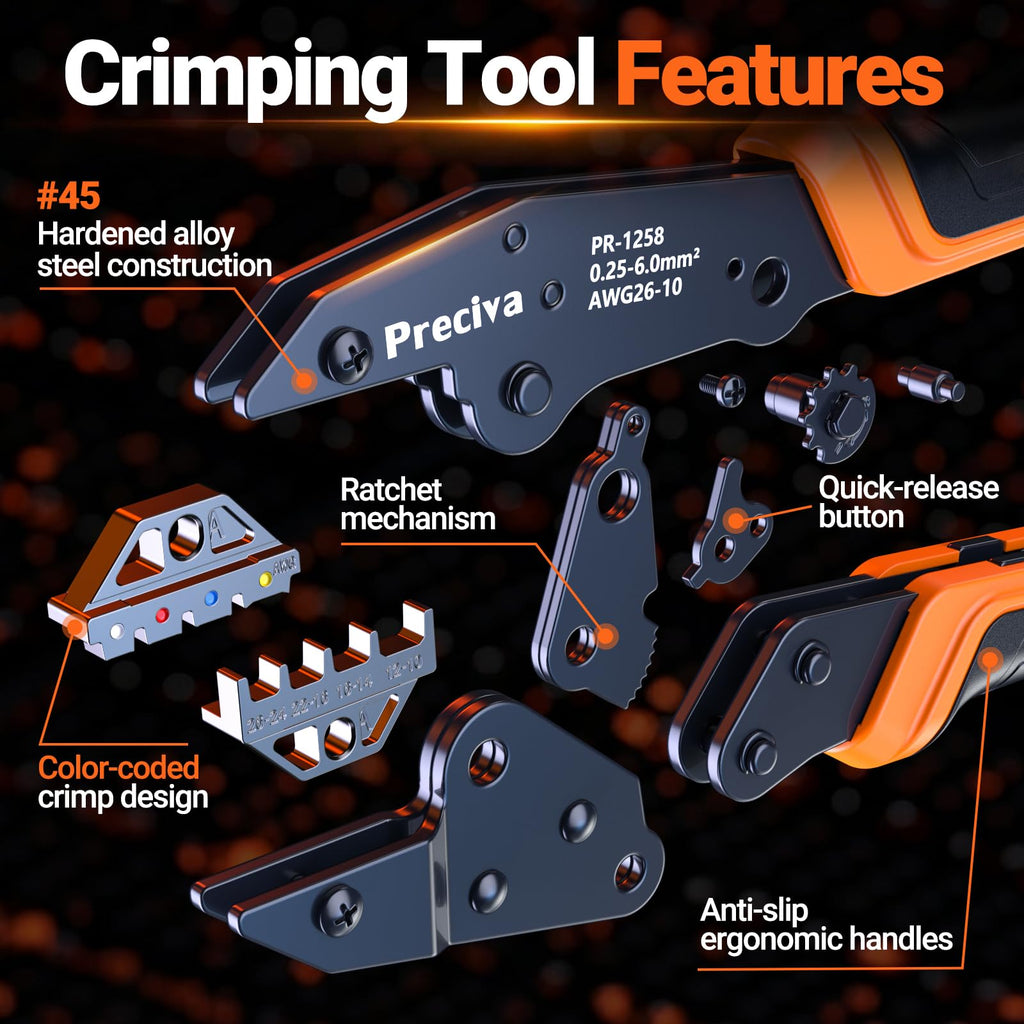 Heat-Shrink Connector Crimping Kit