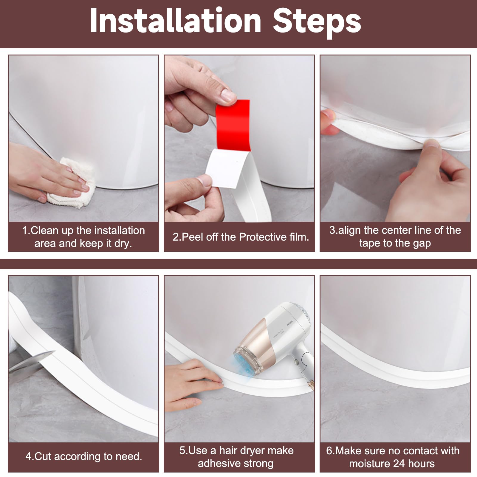 Self-Adhesive Caulk Sealing Tape