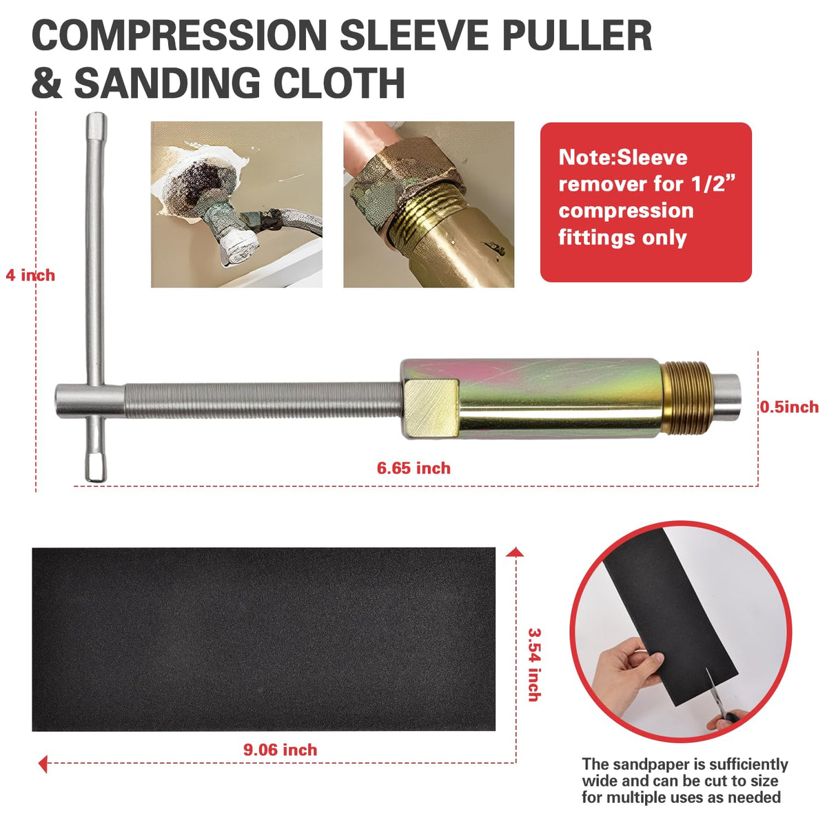 Angle Stop Wrench and Sleeve Puller