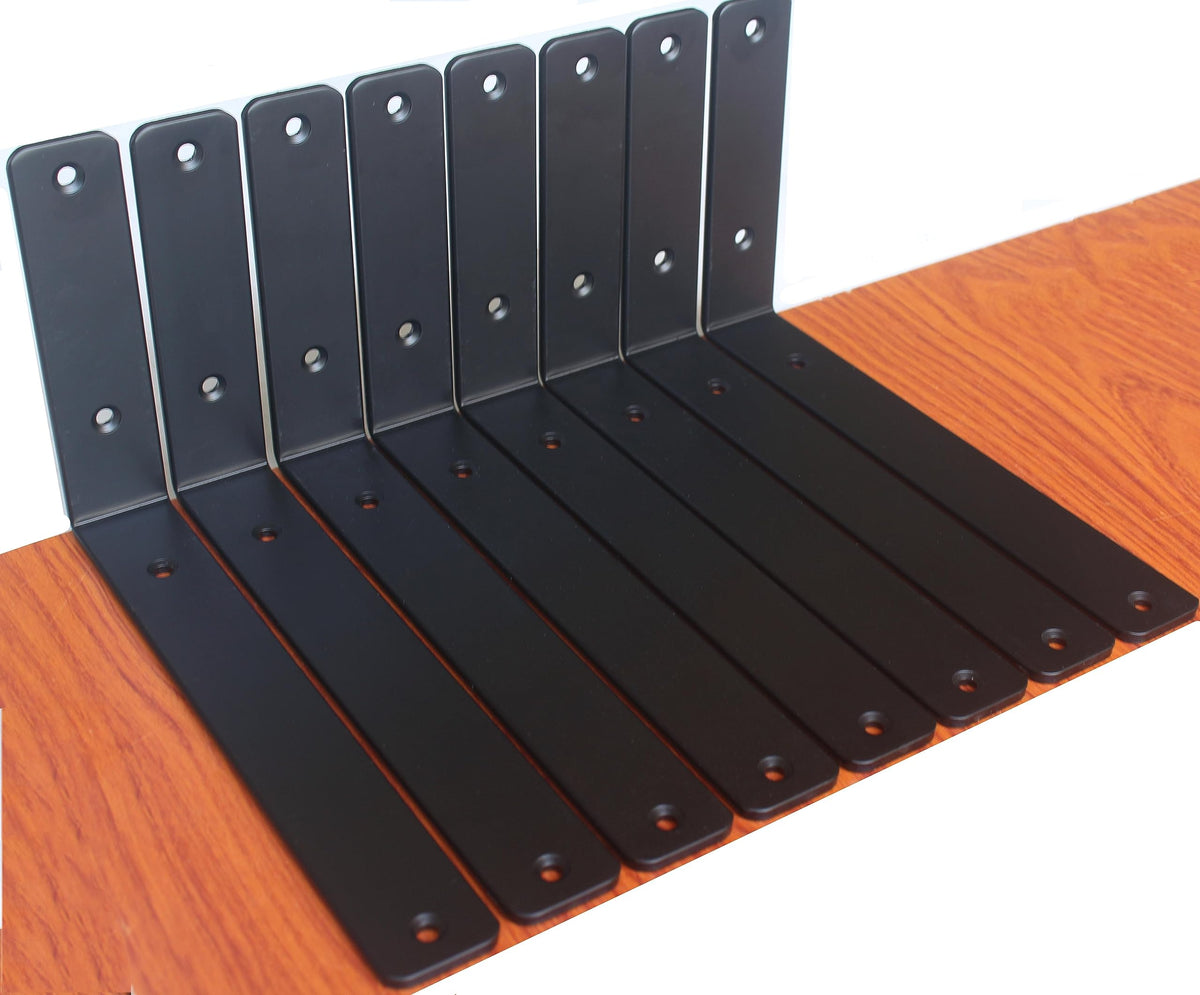 L-Shaped Steel Shelf Brackets