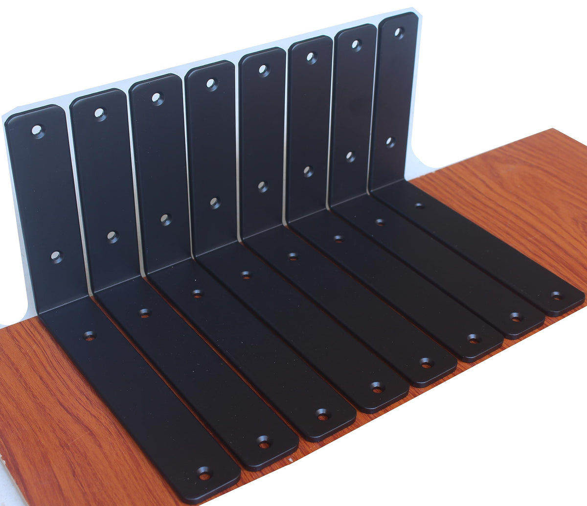 L-Shaped Steel Shelf Brackets