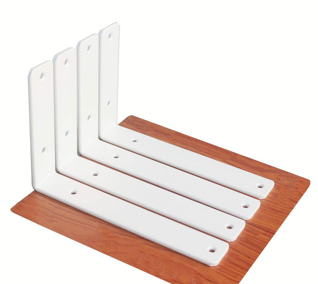 L-Shaped Steel Shelf Brackets