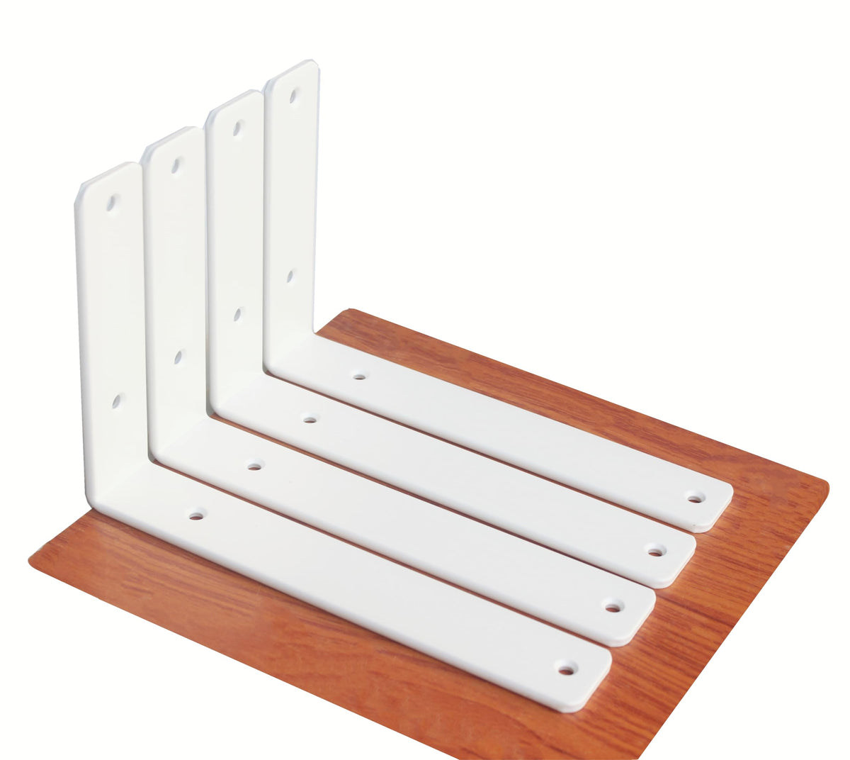 L-Shaped Steel Shelf Brackets