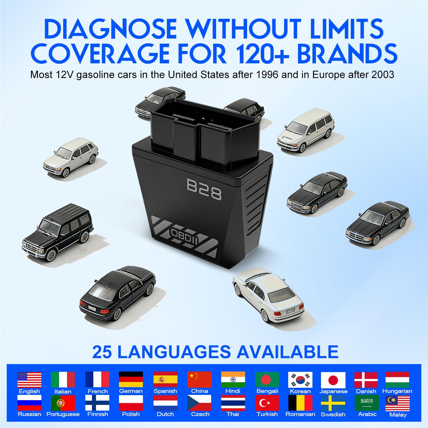 Bluetooth OBD2 Diagnostic Adapter
