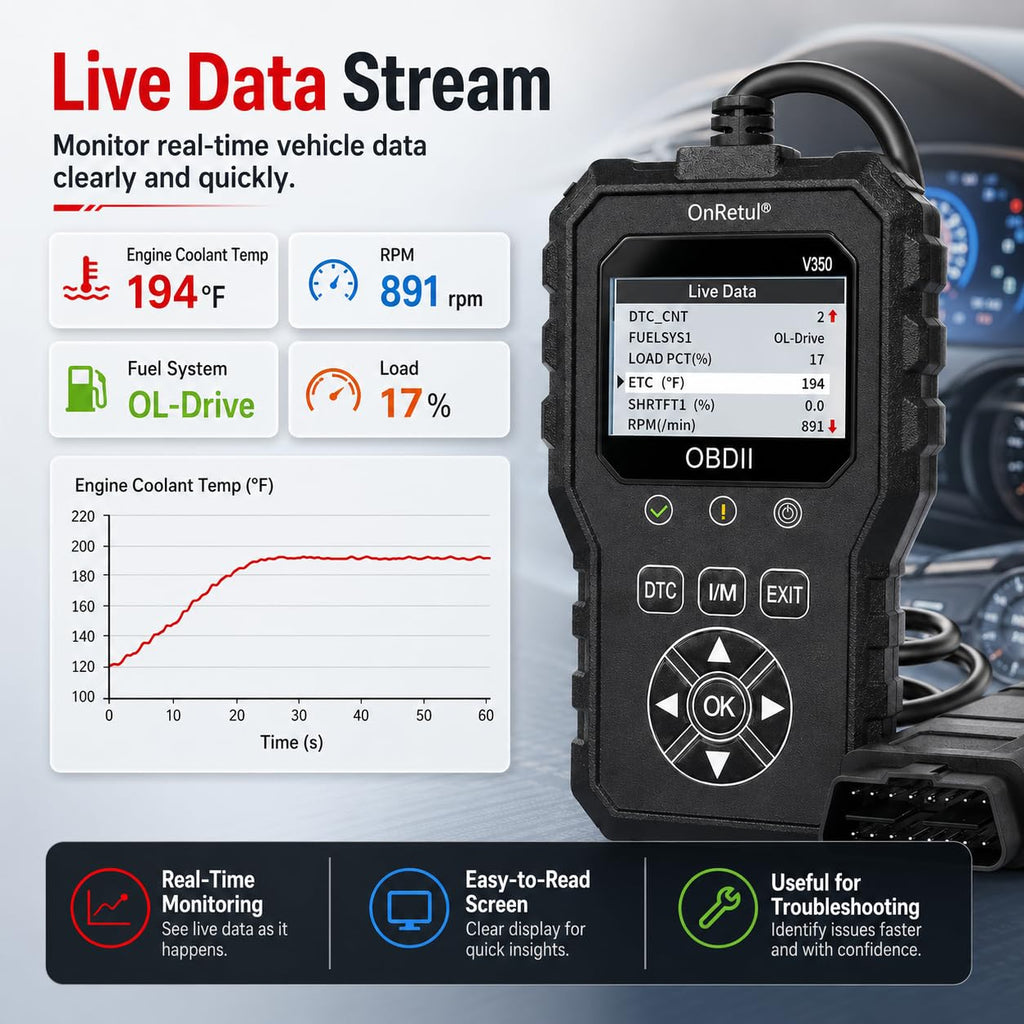 Color-Screen OBD2 Code Reader