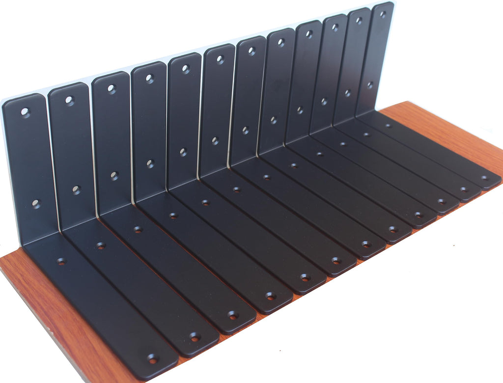 L-Shaped Steel Shelf Brackets