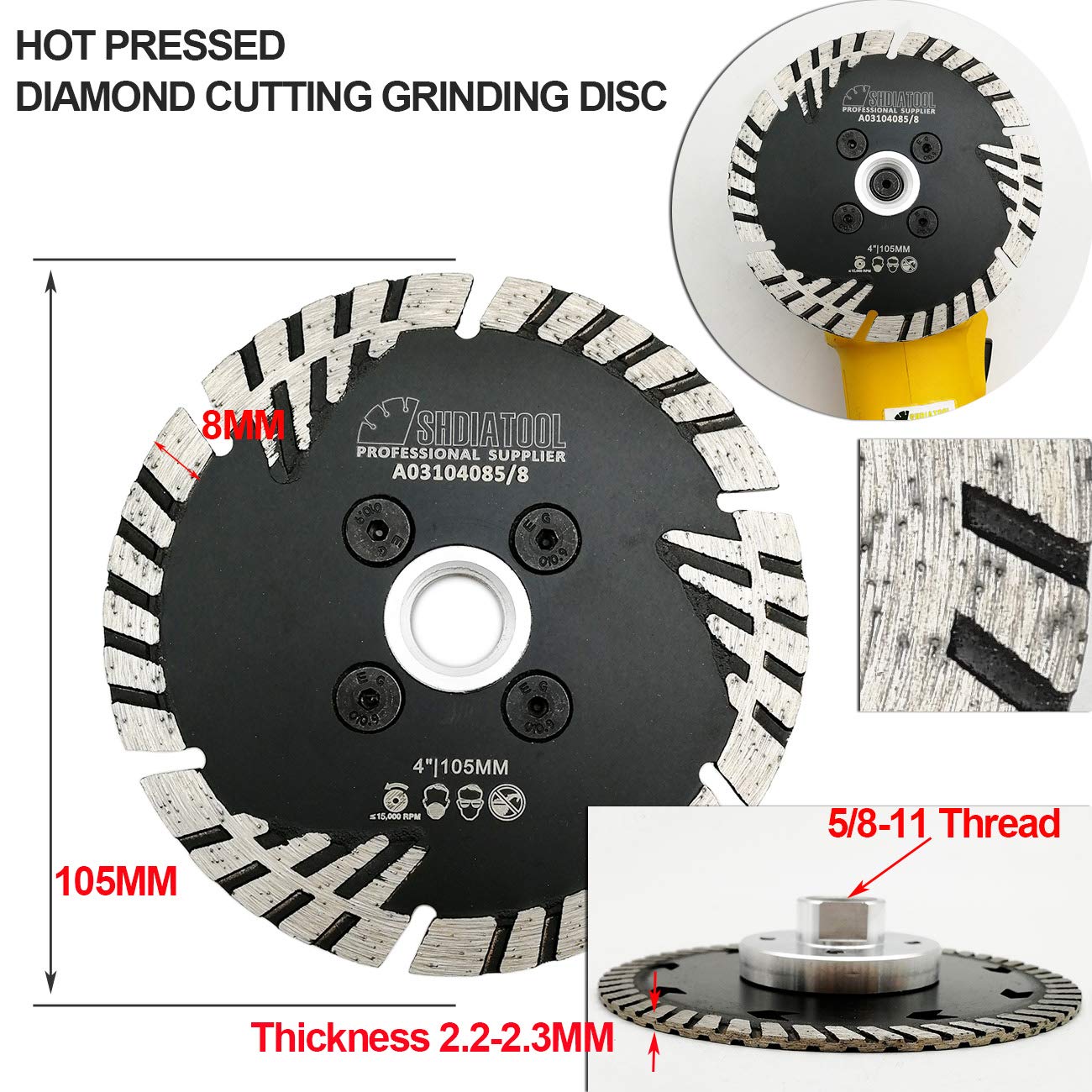 Diamond Turbo Cutting Blades 2-Pack