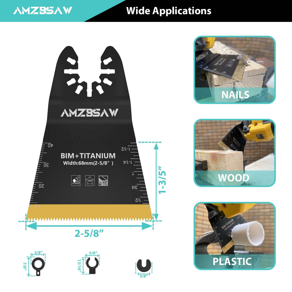 Universal Oscillating Tool Blade Set
