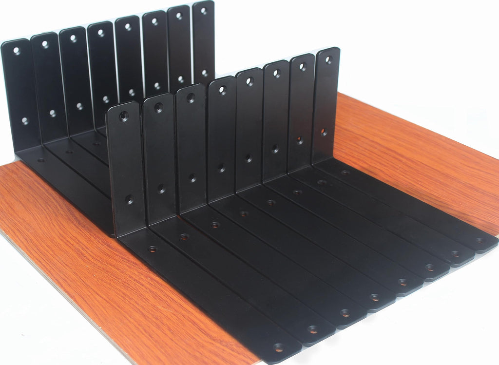 L-Shaped Steel Shelf Brackets