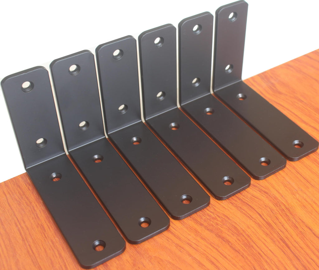 L-Shaped Steel Shelf Brackets
