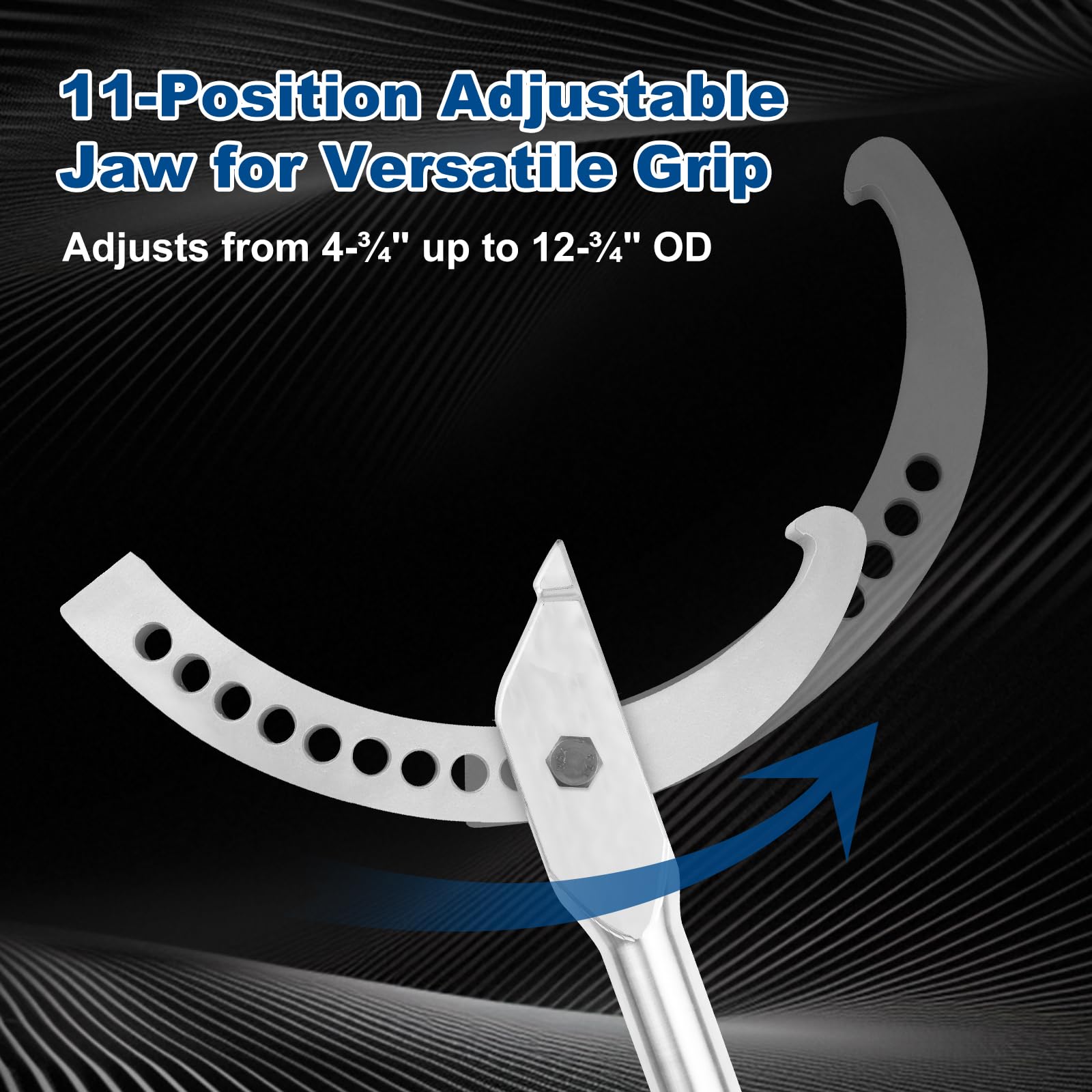 Large Adjustable Hook Spanner