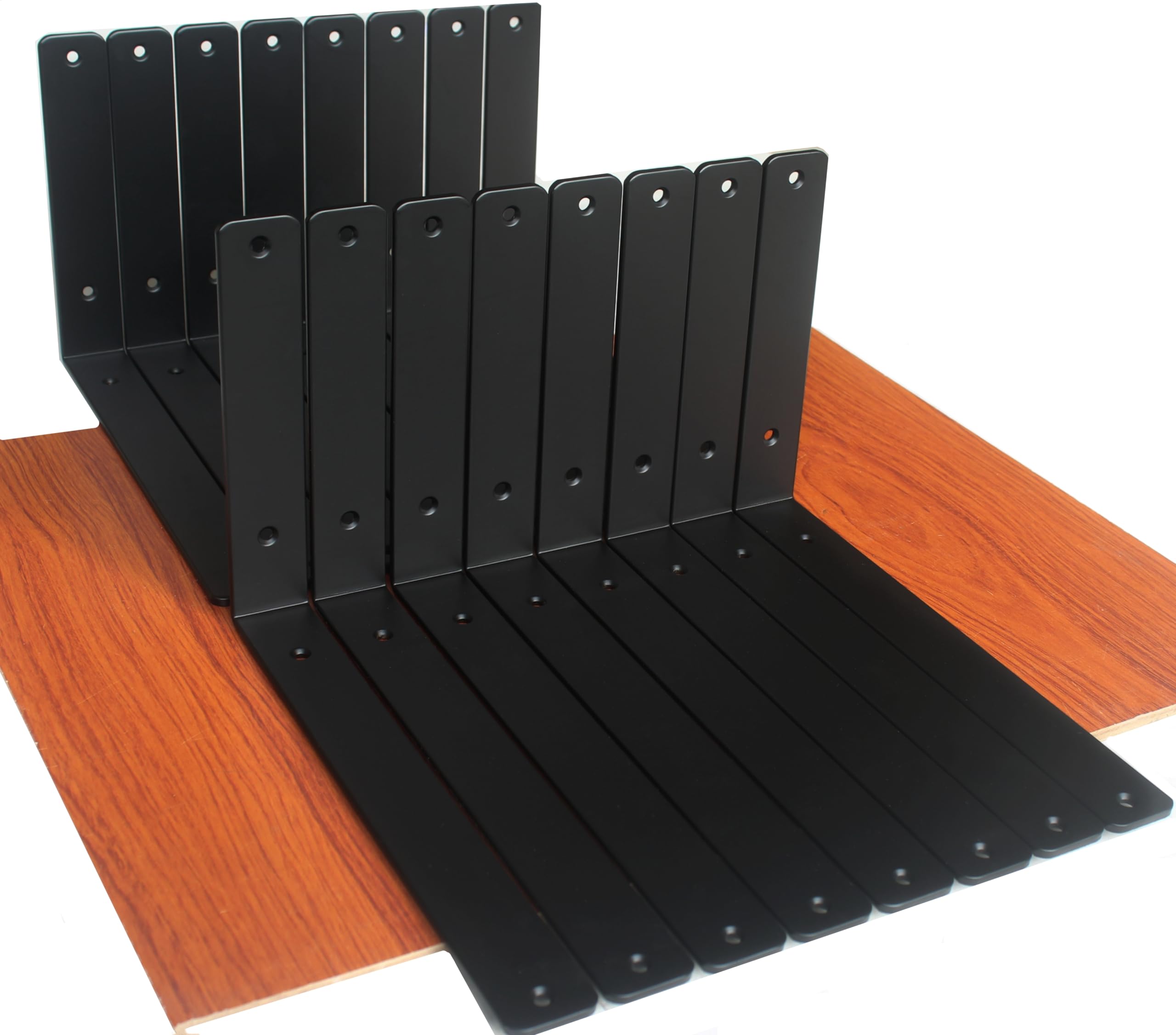 L-Shaped Steel Shelf Brackets