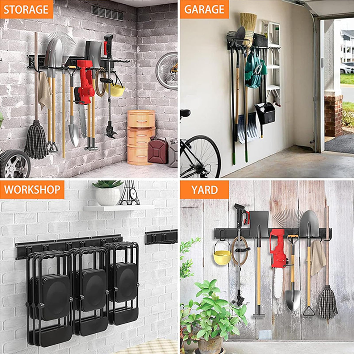 Adjustable Folding Garage Hooks