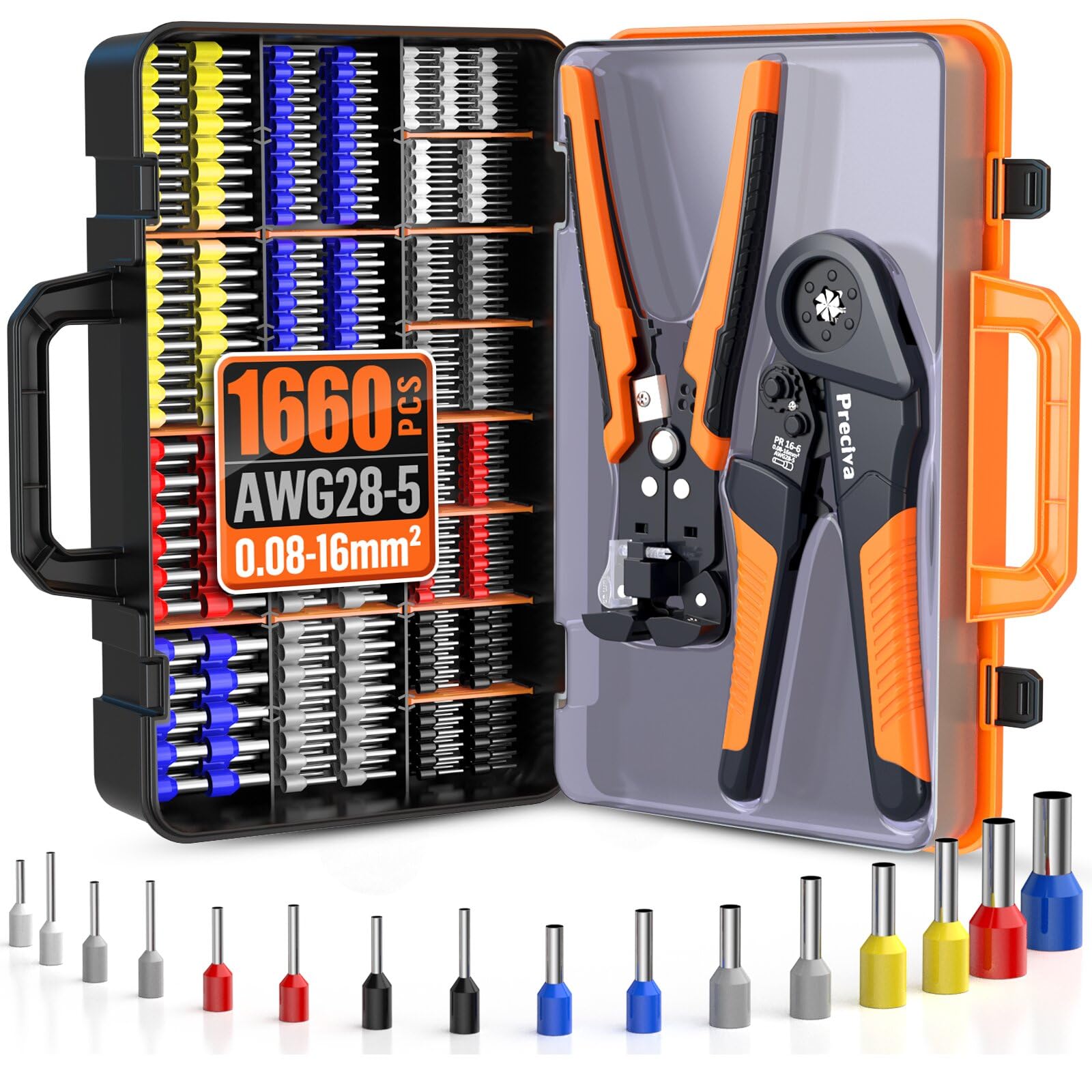 Ferrule Crimper and Wire Stripper Kit