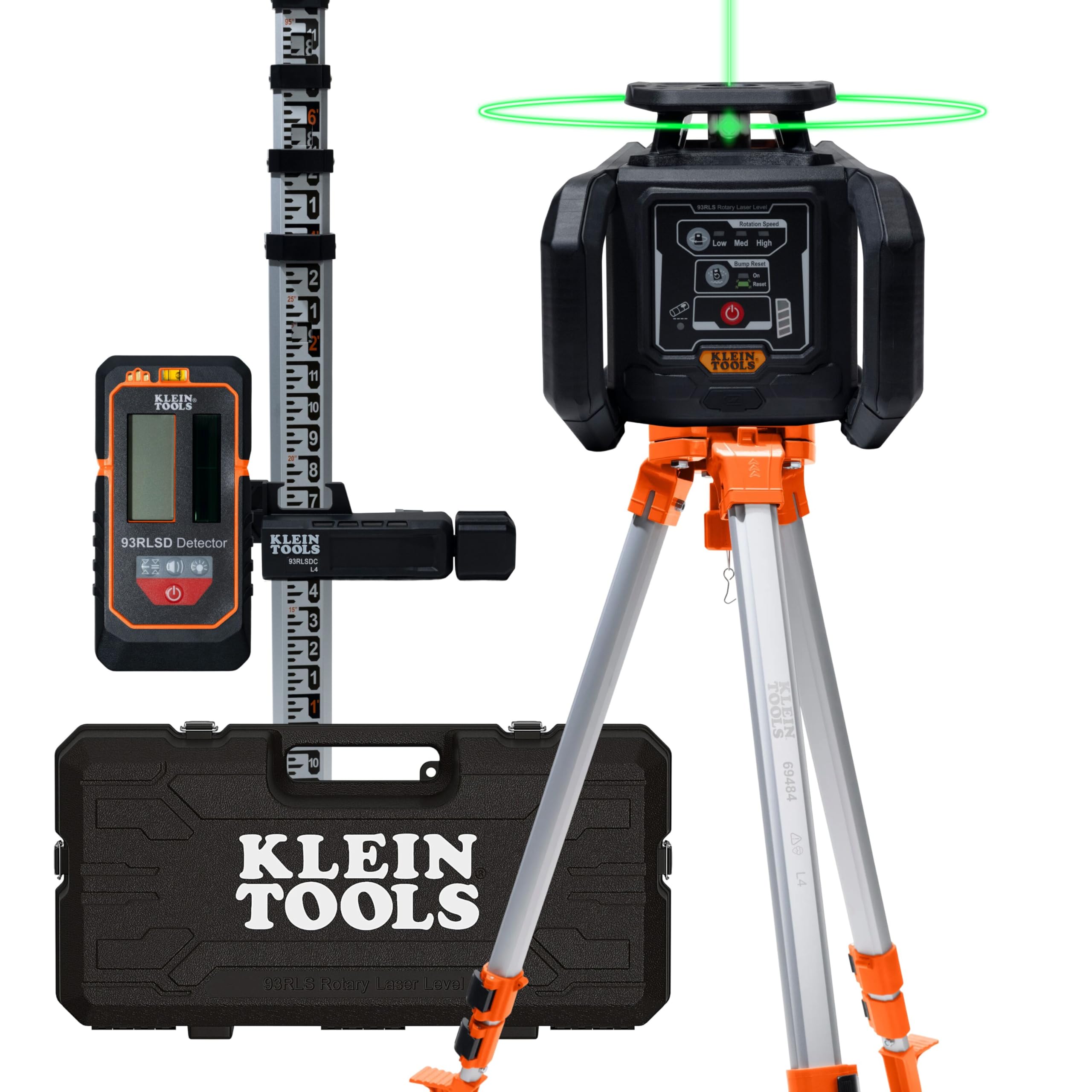 1,150-Foot Green Rotary Laser Kit