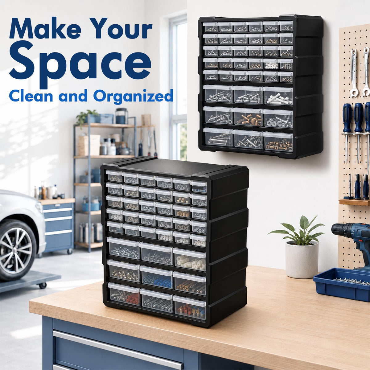 Multi-Drawer Parts Organizer