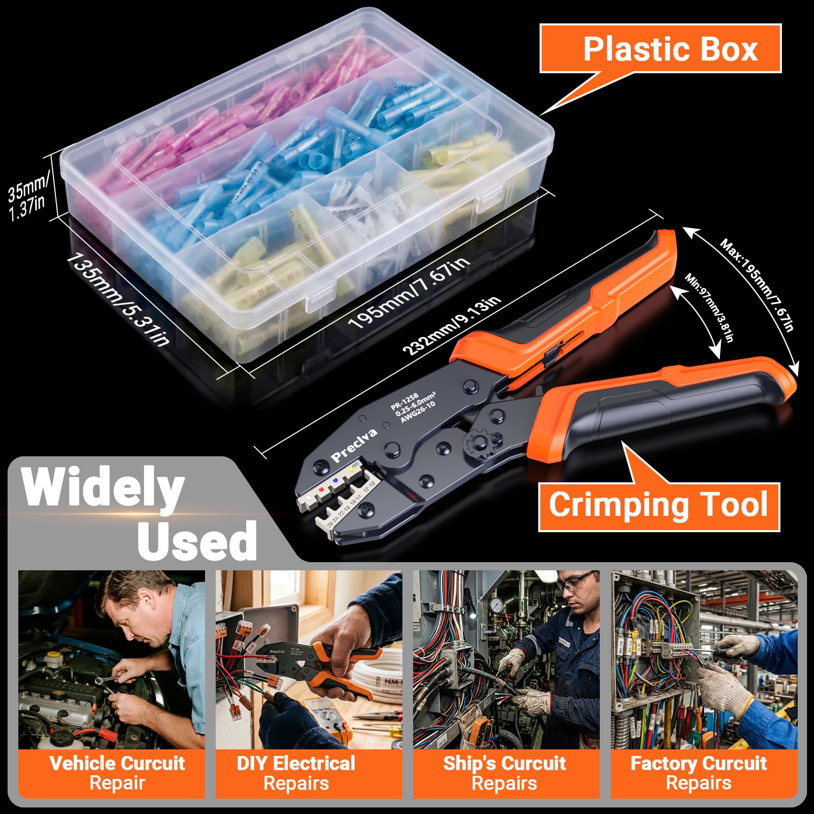Heat-Shrink Connector Crimping Kit