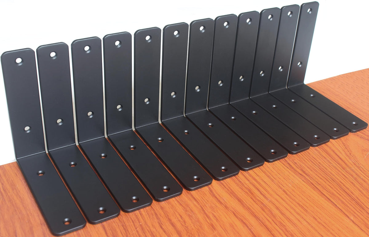 L-Shaped Steel Shelf Brackets