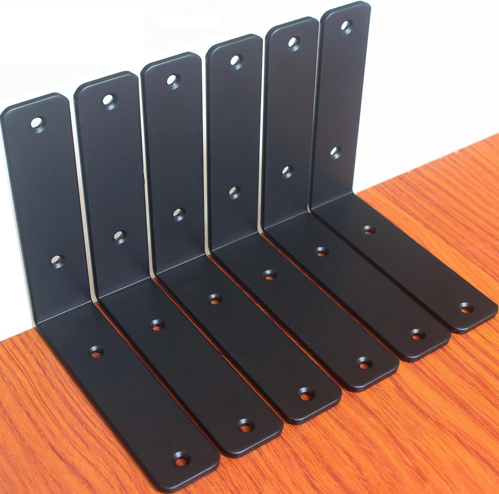 L-Shaped Steel Shelf Brackets