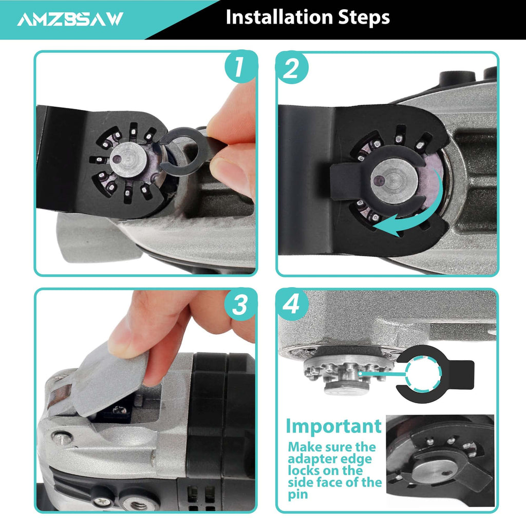 Universal Oscillating Tool Blade Set