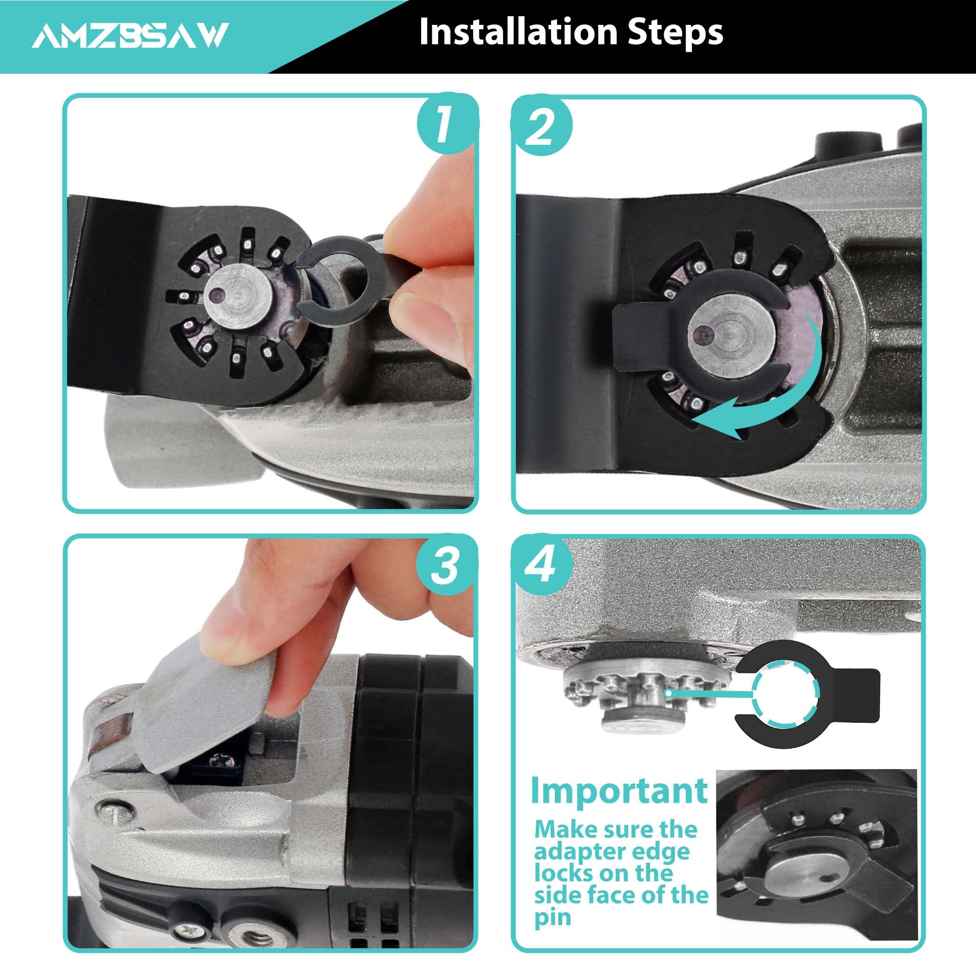Universal Oscillating Tool Blade Set