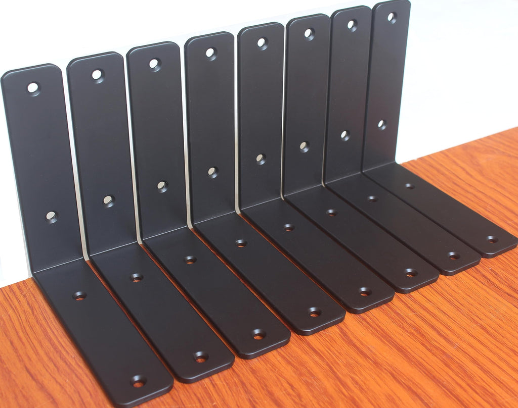 L-Shaped Steel Shelf Brackets