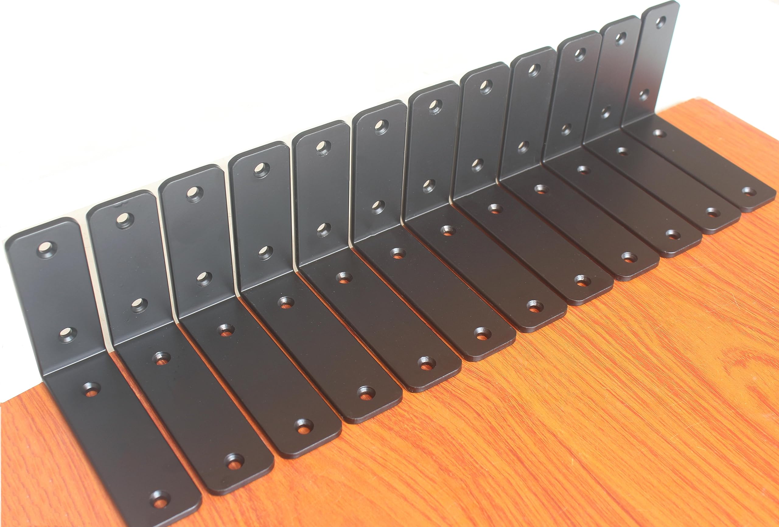 L-Shaped Steel Shelf Brackets